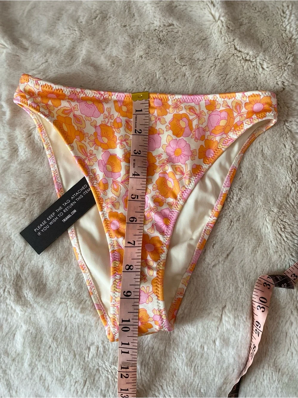 Triangle Swimwear floral print underwire bikini set